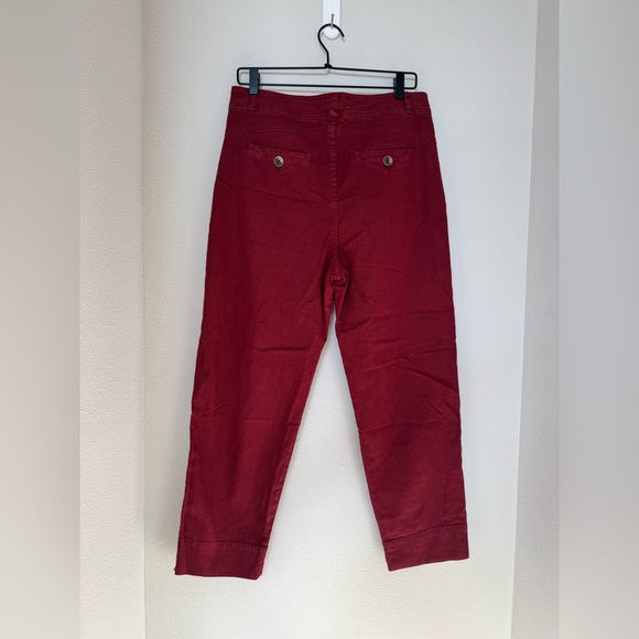 Anthropologie Tapered Side Stripe Pants - Picture 7 of 9